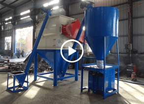 簡易雙軸幹粉砂漿生產（chǎn）線現場（chǎng）組裝視頻