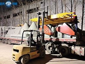 廣州（zhōu）年產10萬噸幹粉砂漿攪拌設備已發貨