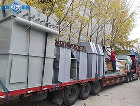 山東威海全自動幹混砂（shā）漿生（shēng）產線已發貨