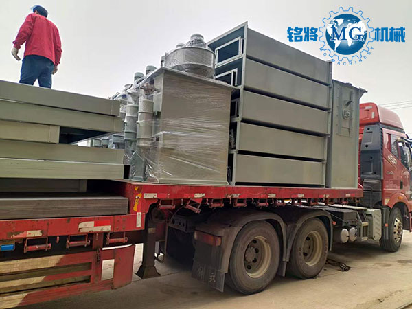 江蘇張家港客戶幹粉砂漿生產線設備發貨