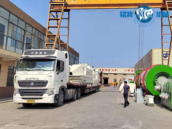 陝西鹹陽兩套特種（zhǒng）砂漿生產線發貨中
