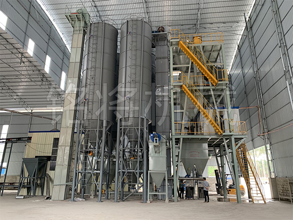 幹粉砂漿設備如何選擇廠房場地？