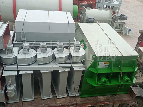 幹粉砂漿生產線發貨現場