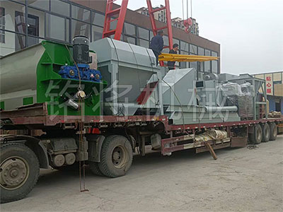 幹粉砂漿生產線發貨（huò）現場