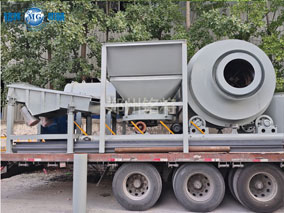 帶烘幹機幹粉砂（shā）漿設備發往宜昌