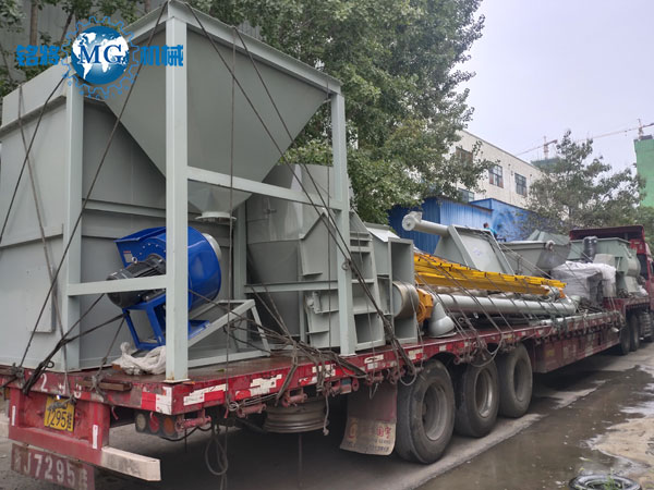 江西吉(jí)安幹粉砂漿成套設備已經發貨 江西吉安幹粉砂漿成套設備已經發(fā)貨