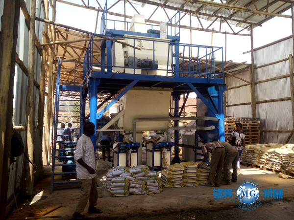 半（bàn）自動幹（gàn）粉砂漿（jiāng）生（shēng）產線