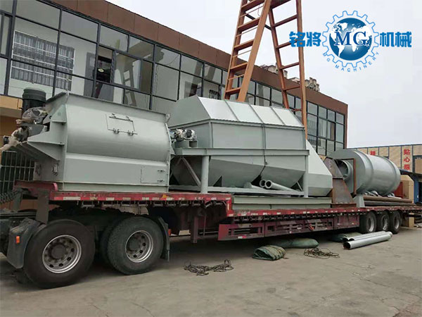 雲南西雙版納幹粉砂漿設備發貨場景