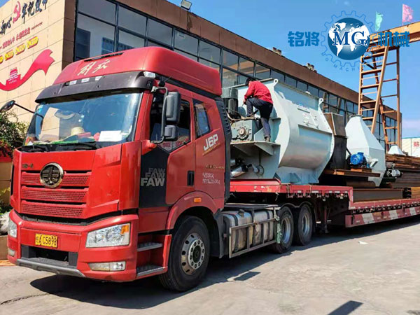 安徽（huī）蕪湖全自動幹粉砂漿站發貨現場