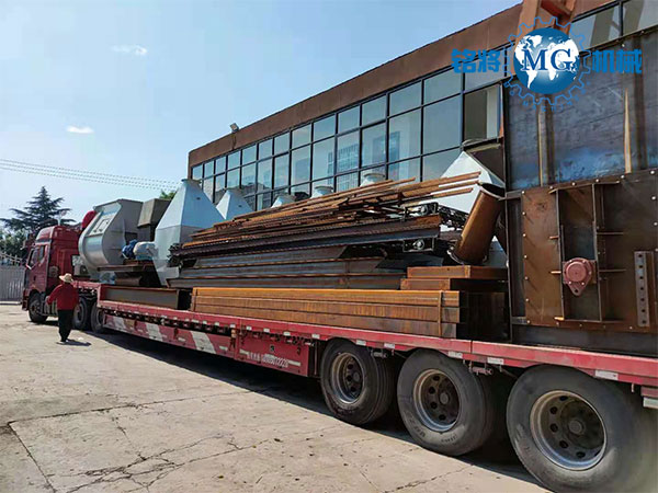 安徽蕪湖全自動幹粉砂漿站發貨現場（chǎng）