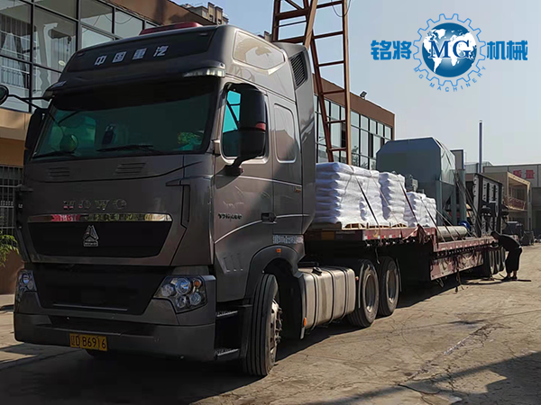 內蒙幹混砂漿設備發貨（huò）現場