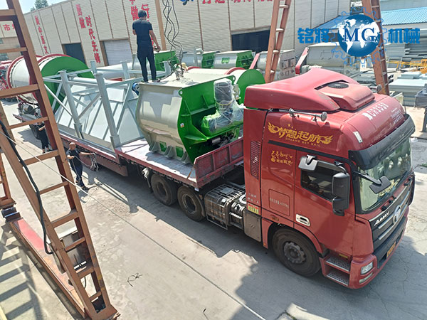 陝西(xī)榆林年產二十萬噸幹混砂漿設備發貨 陝西榆林年產二十萬(wàn)噸幹混砂漿設備發貨